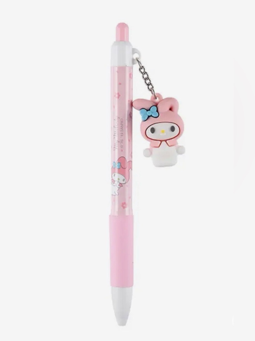 Sanrio My Melody Pink Charm Retractable Pen with Dangling Figure